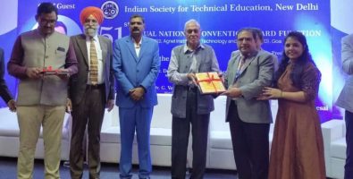 Received ISTE Best  Polytechnic Teacher Award at the Hands of Dr.K.K.Agarawal ,  Chairman NBA New Delhi ...... Chief Minister of GOA Hon  Dr . Promod Sawant was chief Guest